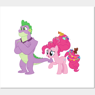 Future Spike and Pinkie Pie Posters and Art